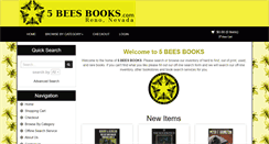 Desktop Screenshot of 5beesbooks.com